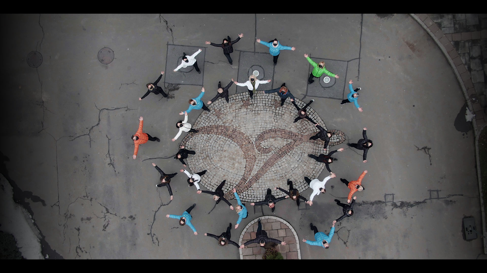 The whole staff comes together