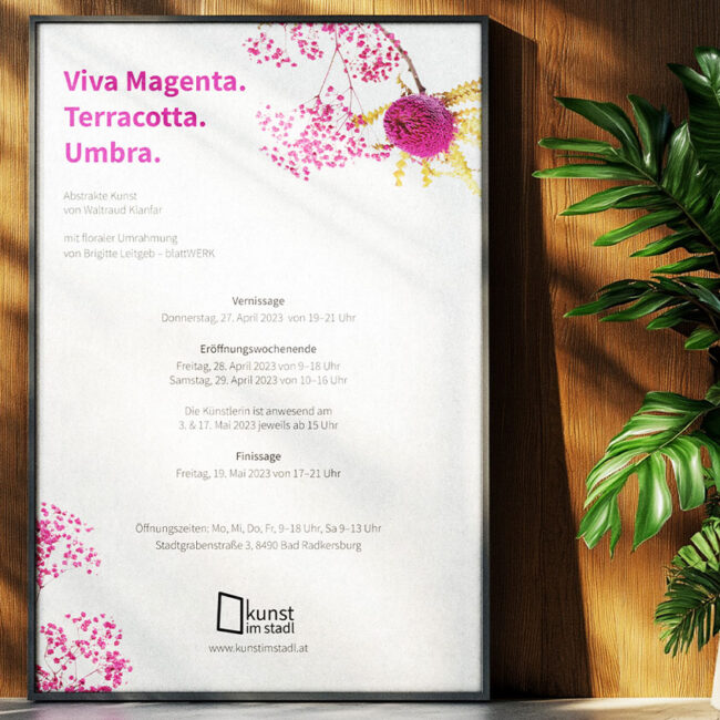 Exhibition Info Design - Waltraud Klanfar
