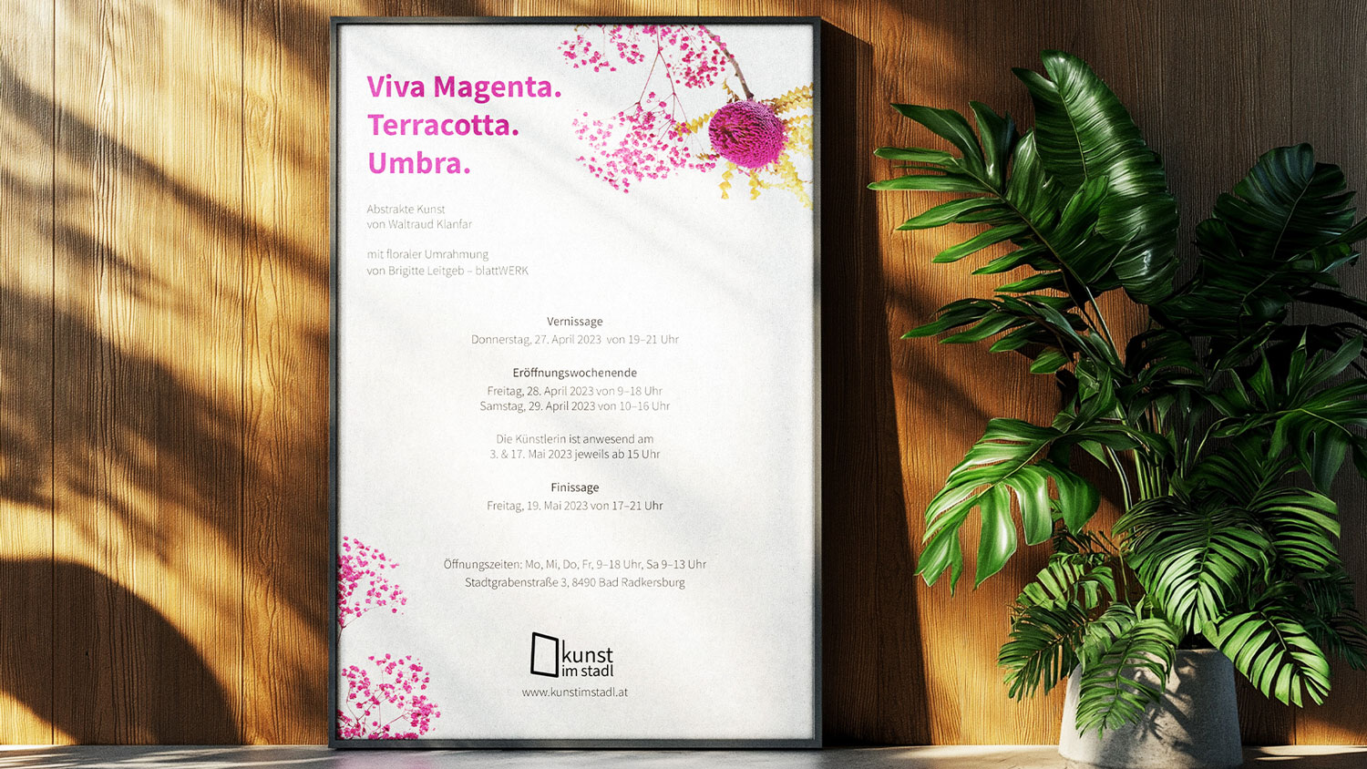 Exhibition Info Design - Waltraud Klanfar