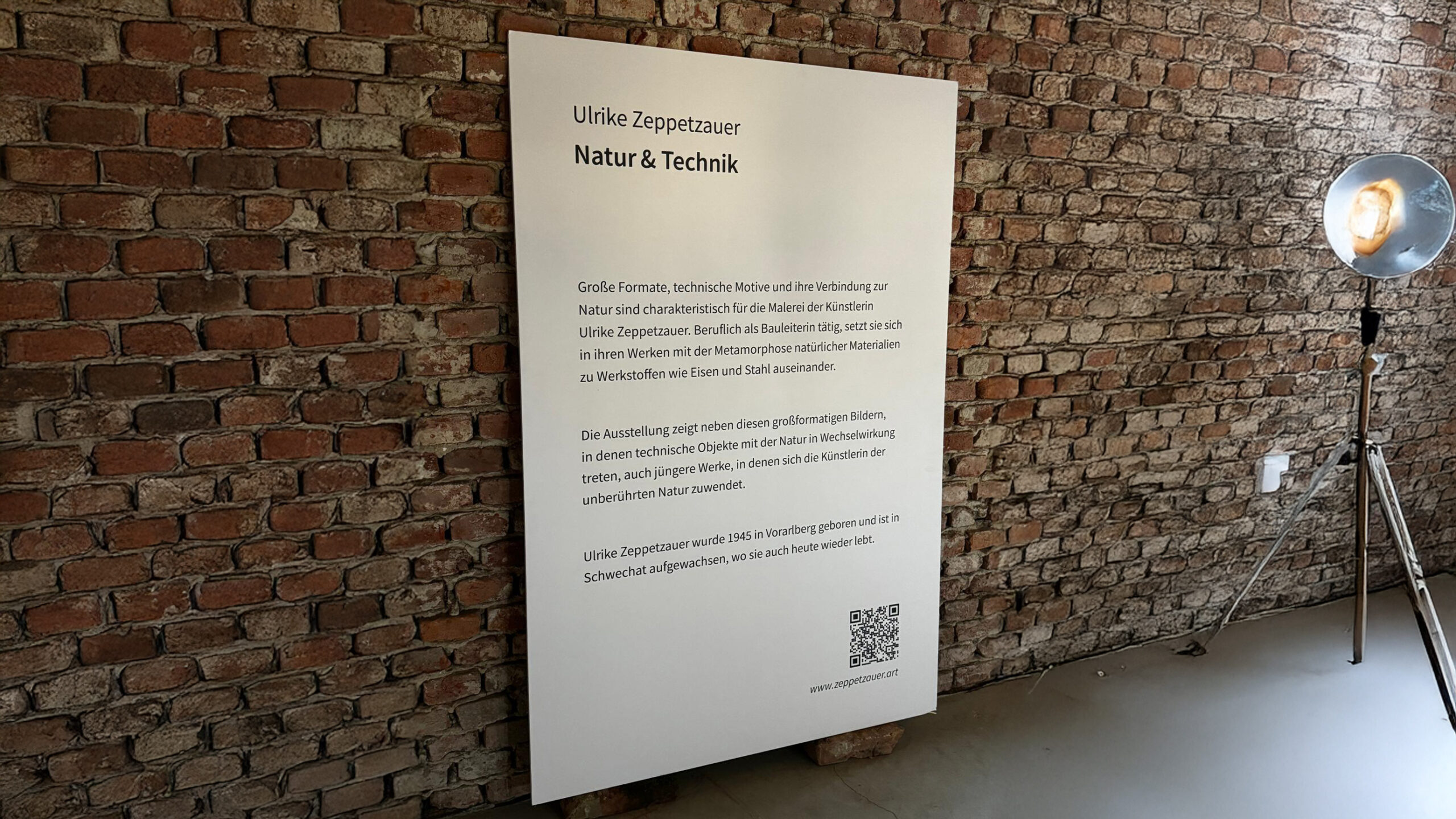 Kunst im Stadl Signage, Exhibition Design Anna Abbasi