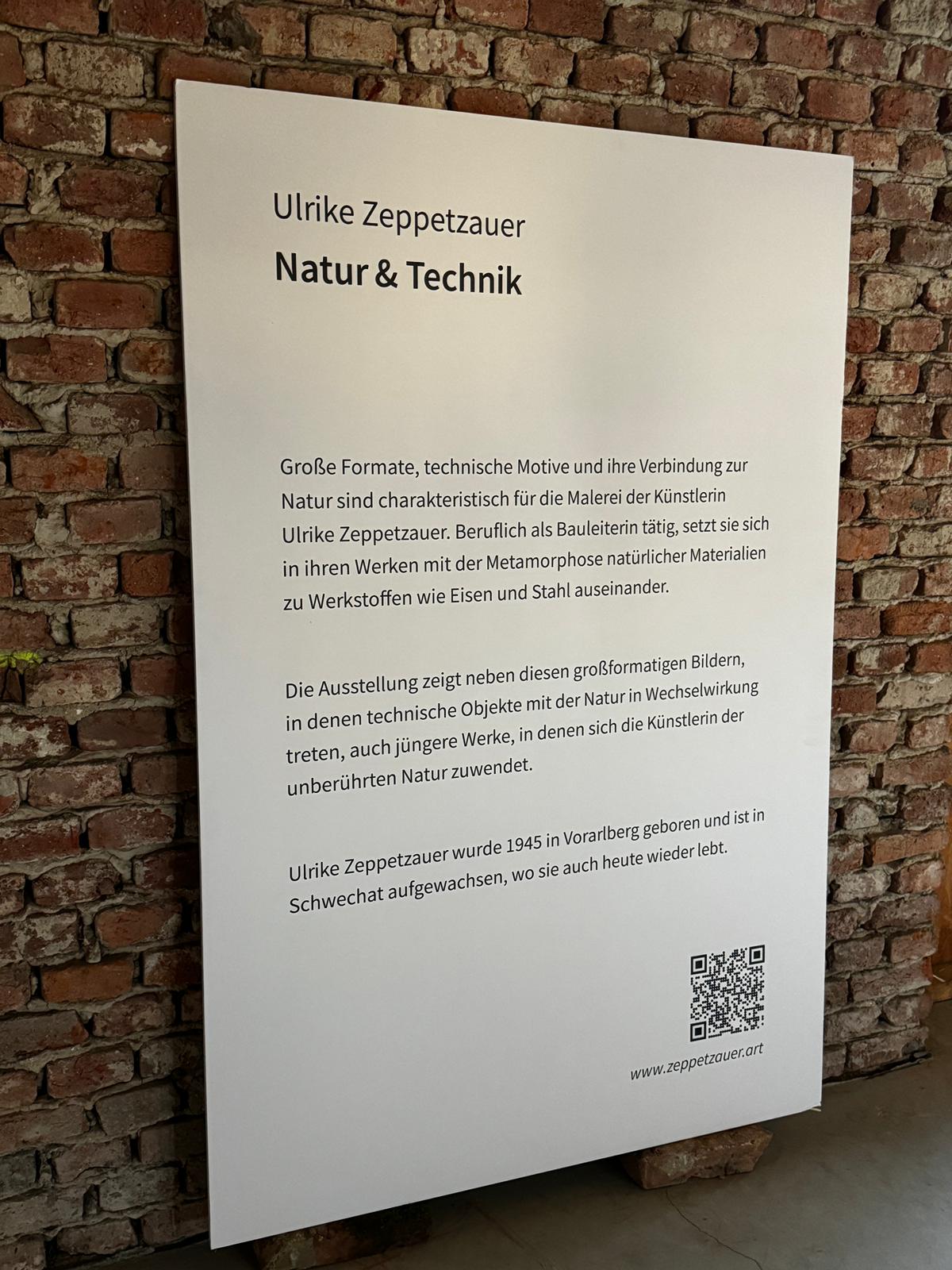 Graphic Design Signage Exhibition Kunst im Stadl Anna Abbasi